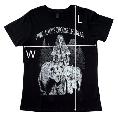 Bears And Wolves T-Shirt, fitted